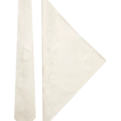 Christian Berg Men Set Aus Krawatte Und Einstecktuch - Schlamm