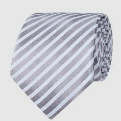 Willen Krawatte Aus Seide (7 Cm) - Mittelgrau