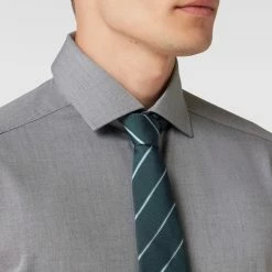 BOSS Seidenkrawatte Mit Streifenmuster - Grün