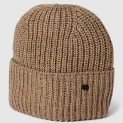 Esprit Beanie Mit Breitem Umschlag - Beige