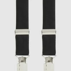 Willen Hosenträger Und Fliege Im Set - Schwarz