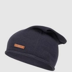 Barts Beanie Mit Gerolltem Abschluss Modell 'James' - Marineblau
