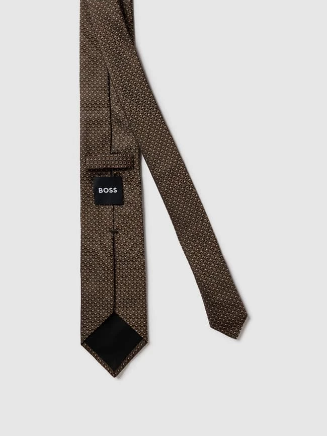 BOSS Krawatte Mit Allover-Muster (7,5 Cm) - Schwarz 3 BOSS Krawatte Mit Allover-Muster (7,5 Cm) - Schwarz – Bild 3