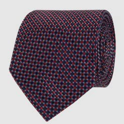 Eterna Krawatte Aus Seide (7,5 Cm) - Marineblau