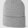 S.Oliver RED LABEL Beanie Mit Breitem Umschlag - Dunkelgrau