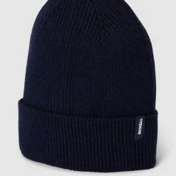 MCNEAL Beanie Mit Label-Detail - Marineblau