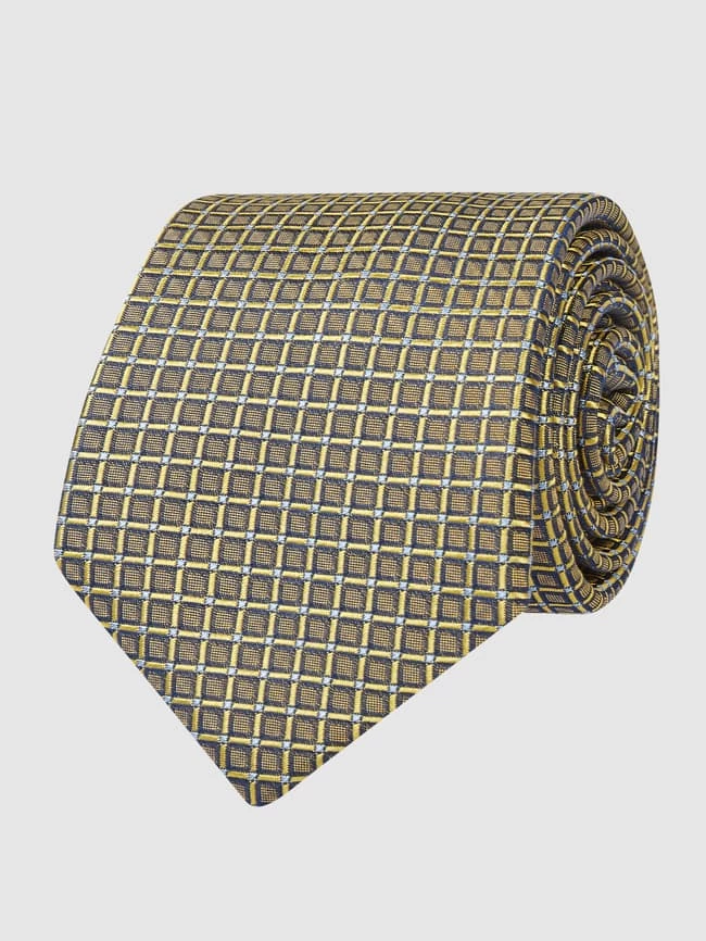 Willen Krawatte Aus Seide (7 Cm) - Gelb 1 Willen Krawatte Aus Seide (7 Cm) - Gelb