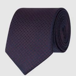 Willen Krawatte Aus Seide (6,5 Cm) - Bordeaux Rot