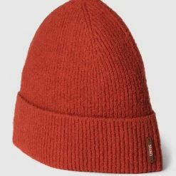 Cinque Strickmütze In Ripp-Optik Modell 'Oresto' - Mittelbraun