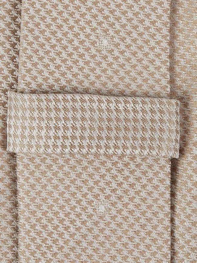 CK Calvin Klein Krawatte Aus Seide (6,5 Cm) - Beige 2 CK Calvin Klein Krawatte Aus Seide (6,5 Cm) - Beige – Bild 2