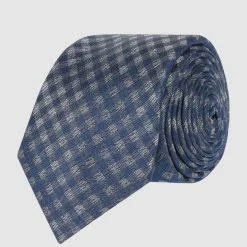 Willen Krawatte Und Einstecktuch Im Set - Mittelgrau