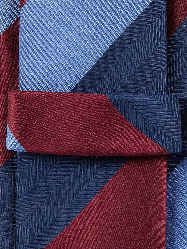 Eterna Krawatte Aus Reiner Seide (6 Cm) - Bordeaux Rot 2 Eterna Krawatte Aus Reiner Seide (6 Cm) - Bordeaux Rot – Bild 2