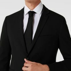 BOSS Krawatte Mit Feiner Struktur (7,5 Cm) - Schwarz