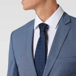 BOSS Krawatte Mit Allover-Muster (7,5 Cm) - Blau