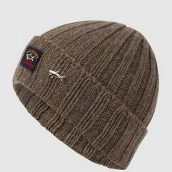 Paul & Shark Mütze Aus Schurwolle - Mittelbraun