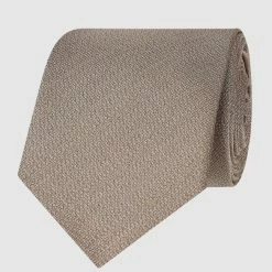 Willen Krawatte Und Einstecktuch Im Set - Taupe