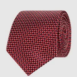 Eterna Krawatte Aus Seide (7,5 Cm) - Rot