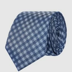 Willen Krawatte Und Einstecktuch Im Set - Bleu