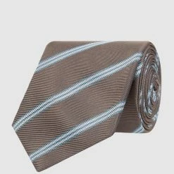 Willen Krawatte Aus Seide (6 Cm) - Schlamm