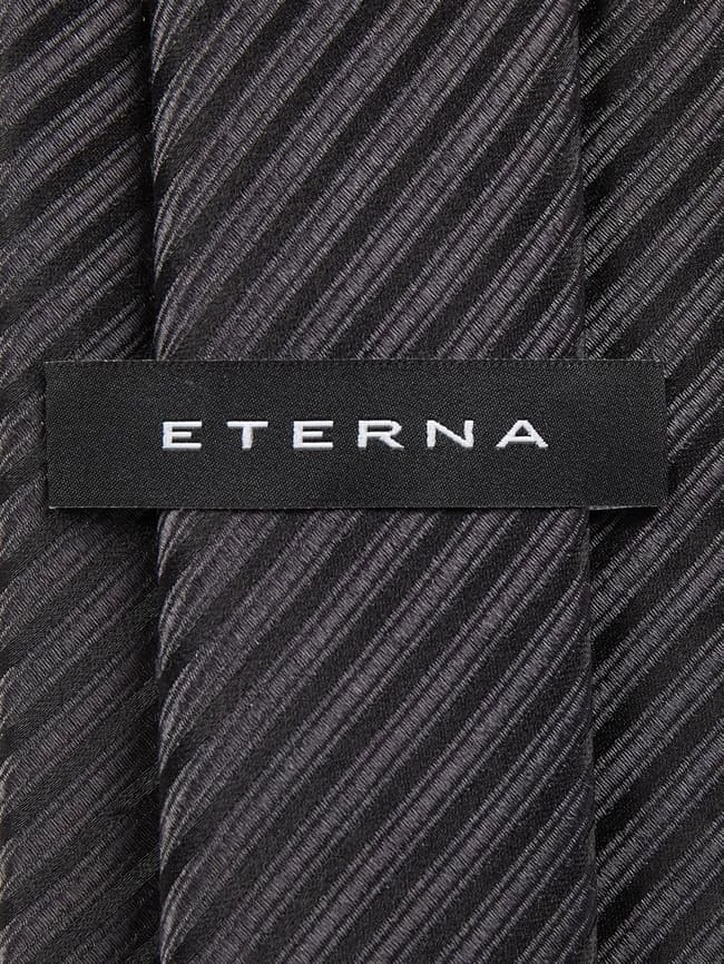 Eterna Krawatte Aus Reiner Seide (7,5 Cm) - Schwarz 2 Eterna Krawatte Aus Reiner Seide (7,5 Cm) - Schwarz – Bild 2