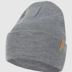Chillouts Beanie Aus Merinowollmischung Modell 'Will' - Mittelgrau Meliert