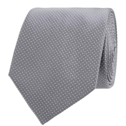 Christian Berg Men Krawatte Aus Seide (7cm) - Mittelgrau