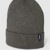 MCNEAL Beanie Mit Label-Detail - Anthrazit