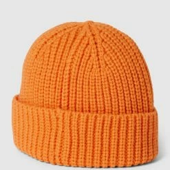 Esprit Beanie Mit Label-Detail - Orange