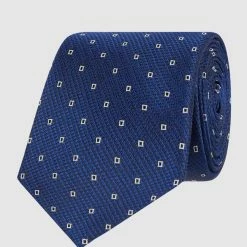 CK Calvin Klein Krawatte Aus Seide (6 Cm) - Marineblau