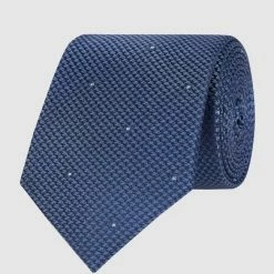 CK Calvin Klein Krawatte Aus Seide (6,5 Cm) - Marineblau