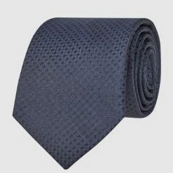 Willen Krawatte Aus Seide (6,5 Cm) - Marineblau