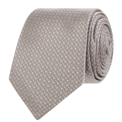 Willen Krawatte Und Einstecktuch Im Set - Taupe