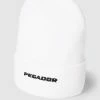 Pegador Beanie Mit Label-Stitching - Weiß