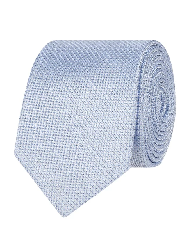 Seidenfalter Krawatte (6 Cm) Und Einstecktuch Im Set - Bleu 3 Seidenfalter Krawatte (6 Cm) Und Einstecktuch Im Set - Bleu – Bild 3