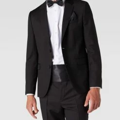 Profuomo Fliege, Einstecktuch Und Kummerbund Im Set - Schwarz