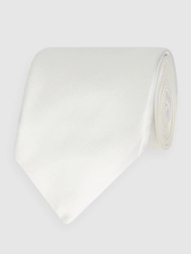 Profuomo Krawatte Aus Seide (8 Cm) - Ecru 1 Profuomo Krawatte Aus Seide (8 Cm) - Ecru