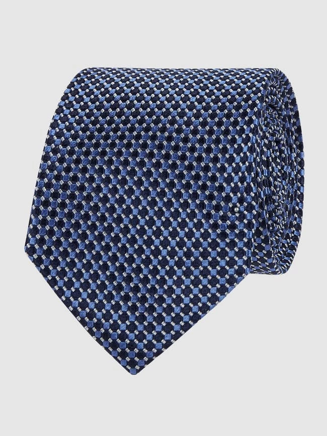 Eterna Krawatte Aus Seide (7,5 Cm) - Hellblau Meliert 1 Eterna Krawatte Aus Seide (7,5 Cm) - Hellblau Meliert