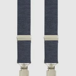Willen Hosenträger Und Fliege Im Set - Marineblau