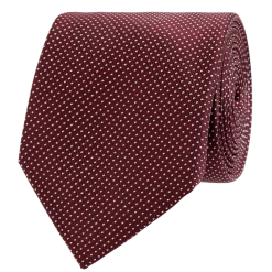 Christian Berg Men Krawatte Aus Seide (7cm) - Bordeaux Rot