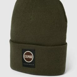 Colmar Originals Beanie Mit Label-Patch - Olivgrün