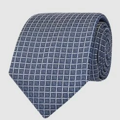 Willen Krawatte Aus Seide (7 Cm) - Mittelgrau