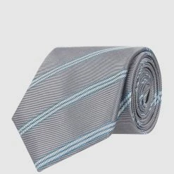 Willen Krawatte Aus Seide (6 Cm) - Mittelgrau