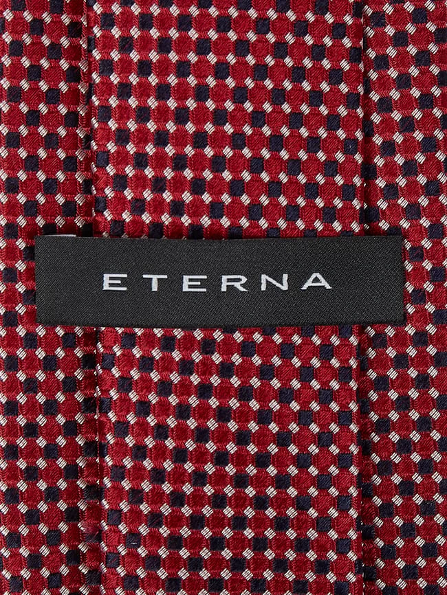 Eterna Krawatte Aus Seide (7,5 Cm) - Rot 2 Eterna Krawatte Aus Seide (7,5 Cm) - Rot – Bild 2