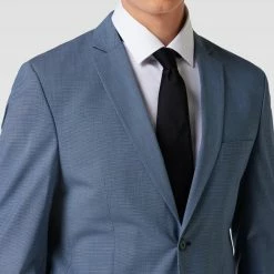 BOSS Krawatte Mit Feiner Struktur (7,5 Cm) - Marineblau