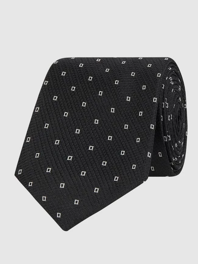 CK Calvin Klein Krawatte Aus Seide (6 Cm) - Schwarz 1 CK Calvin Klein Krawatte Aus Seide (6 Cm) - Schwarz