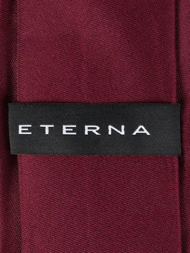 Eterna Krawatte Aus Reiner Seide (6 Cm) - Bordeaux Rot 2 Eterna Krawatte Aus Reiner Seide (6 Cm) - Bordeaux Rot – Bild 2