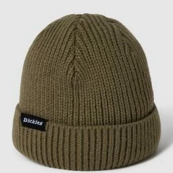 Dickies Beanie Mit Label-Detail Modell 'WOODWORTH BEANIE' - Khaki