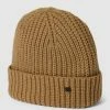 Esprit Beanie Mit Label-Detail - Beige