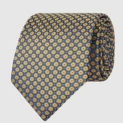 Willen Krawatte Aus Seide (7 Cm) - Gelb