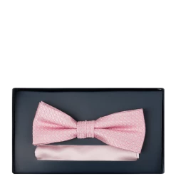 Willen Fliege Und Einstecktuch Im Set - Rosa